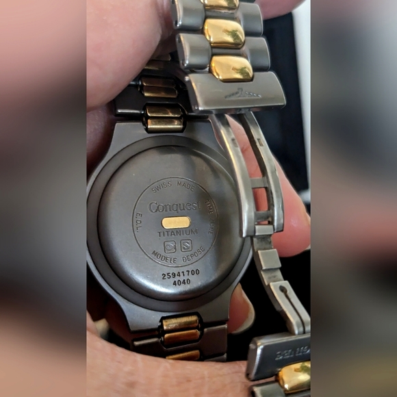 Longines Ti Conquest Titanium 18k Gold Plated Quartz Unisex watch - Picture 12 of 13